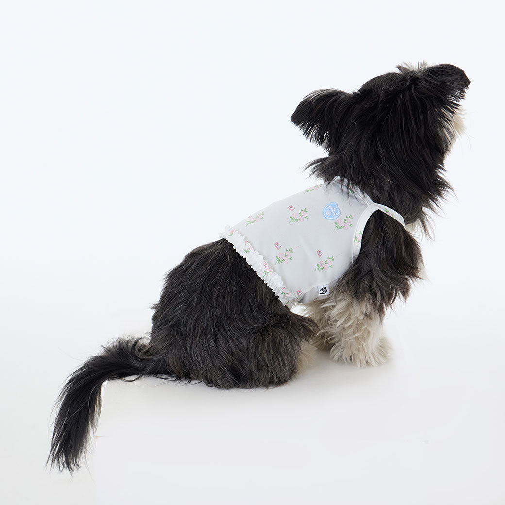 UPF50+ クールフリル タンクトップ ホワイト / Cool Frill T White