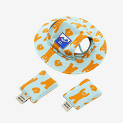 ジャンピング ベア サマーハット ミントブルー / JUMPING BEAR Cooling Bucket Hat