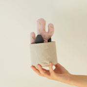 カクタス ノーズワークトイ ピンク  /  CASTUS POT NOSEWORK TOY