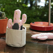 カクタス ノーズワークトイ ピンク  /  CASTUS POT NOSEWORK TOY