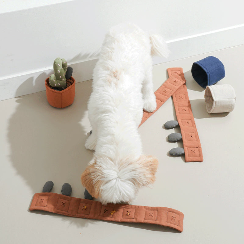 カクタス ノーズワークトイ ピンク  /  CASTUS POT NOSEWORK TOY