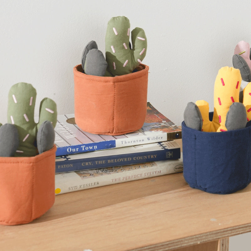 カクタス ノーズワークトイ ピンク  /  CASTUS POT NOSEWORK TOY