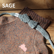 ハンドメイドニット ボウタイ / Funky Gentle dogシリーズ アルパカウールブレンド