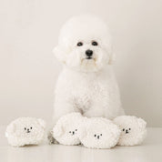 しろふわちゃんプープバッグ / Bichon Poop Bag Pouch