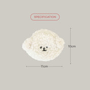 しろふわちゃんプープバッグ / Bichon Poop Bag Pouch