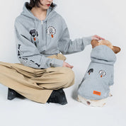 UNIVERSAL OVERALL × SPUTNIK 愛犬用ハーフジップパーカー / Pets hoodie