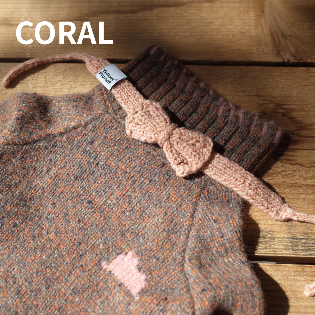 ハンドメイドニット ボウタイ / Funky Gentle dogシリーズ アルパカウールブレンド