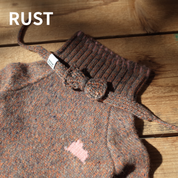 ハンドメイドニット ボウタイ / Funky Gentle dogシリーズ アルパカウールブレンド