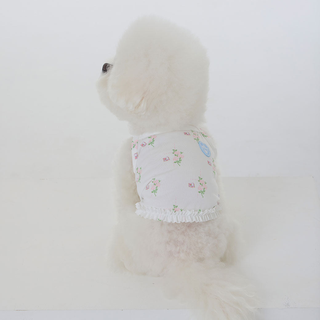 クールフリル タンクトップ ホワイト / Cool Frill T White