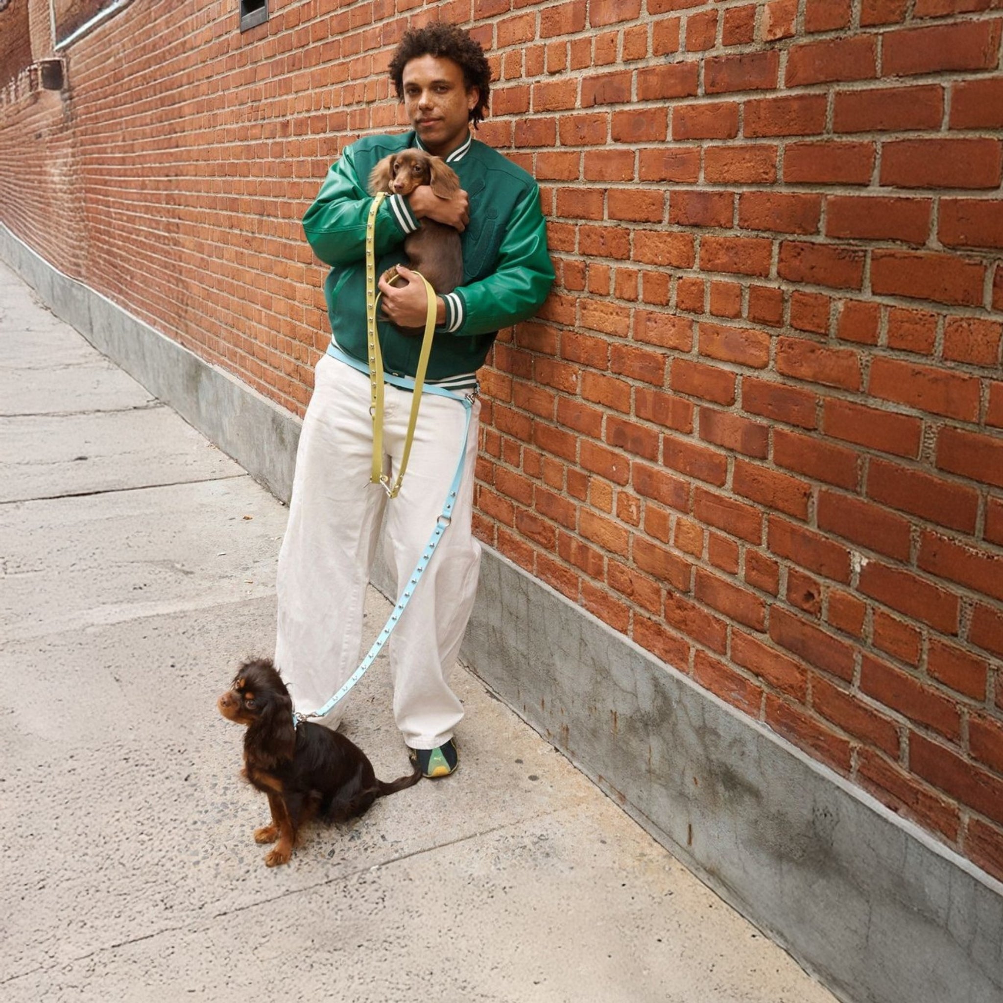 3wayリード / Cowboy Leash - Olive