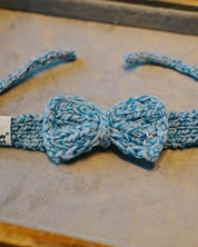 ハンドメイドニット ボウタイ / Funky Gentle dogシリーズ アルパカウールブレンド