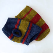 バイカラーセーター / Bicoloured Bands Dog Sweater