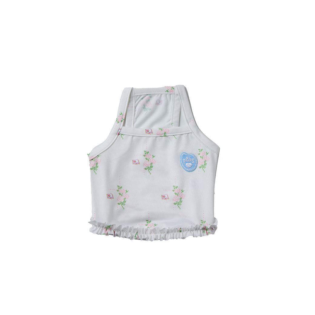 クールフリル タンクトップ ホワイト / Cool Frill T White