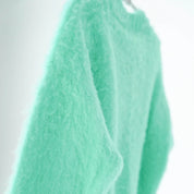 モヘアタッチニット 人間用 Blue-Teal / FUWA FUWAシリーズ アートカラーブロック