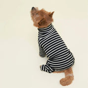 【再入荷】ストライプ リブ ロンパース Café in Paris / Striped Onesies