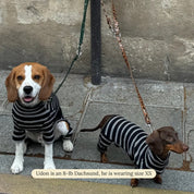 ストライプ リブ ロンパース / Striped Onesies